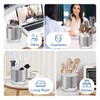 GFWARE Silver Toothbrush Holders for Bathrooms Countertop Organizer - Kids
