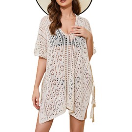 DingCo Swimsuit Coverup for Women Beach Crochet Swim Cover Up Bathing suit cover ups for women - Classic Basics