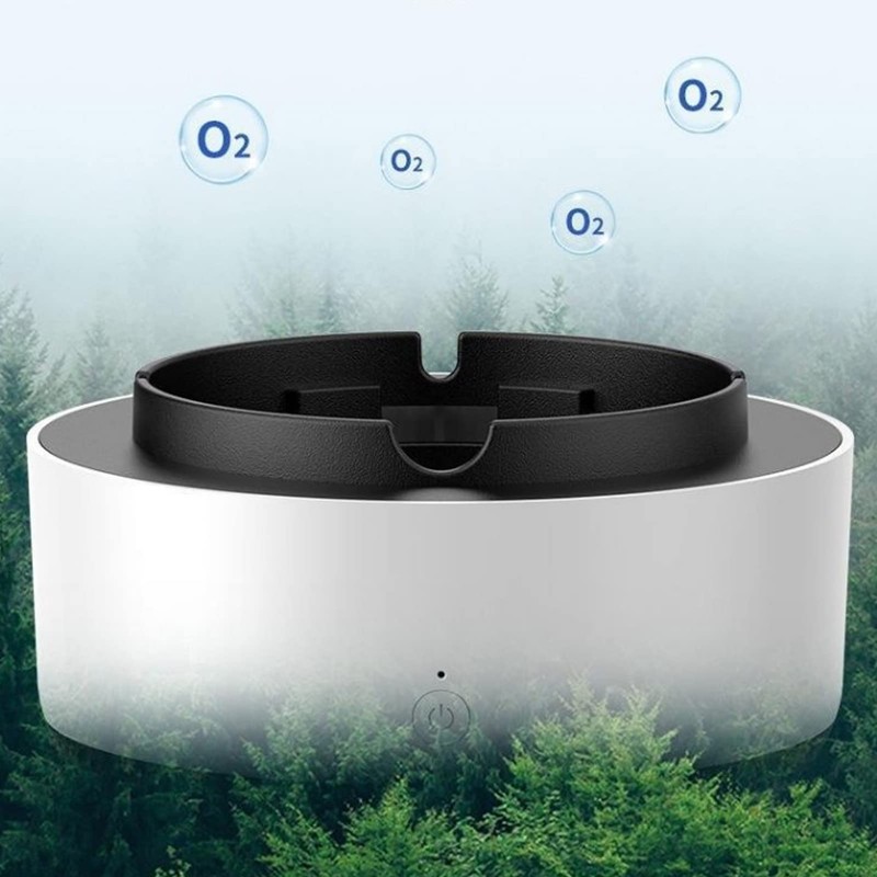 Multifunctional Smart Ashtray Self Extinguishing Negative Ion Air Purifier for