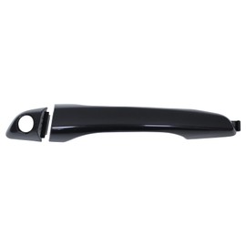 MOTOKU Front Left Black Exterior Door Handle and Door Lock Cylinder Kit for Hyundai Elantra 2017-2020 Driver Side w/ 2 Keys