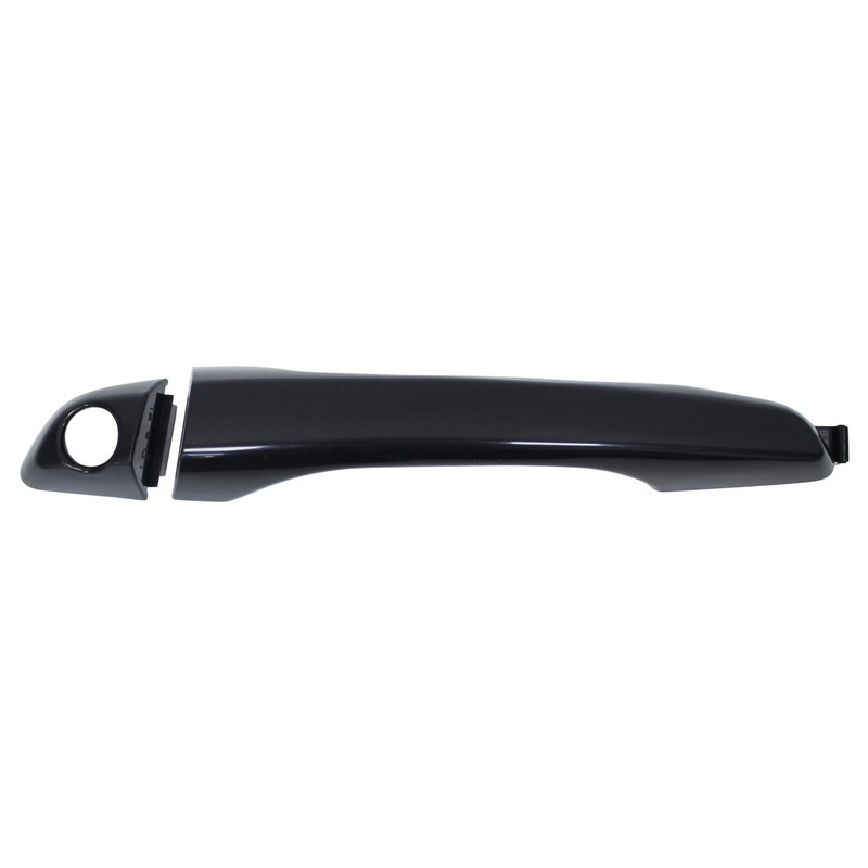 MOTOKU Front Left Black Exterior Door Handle and Door Lock