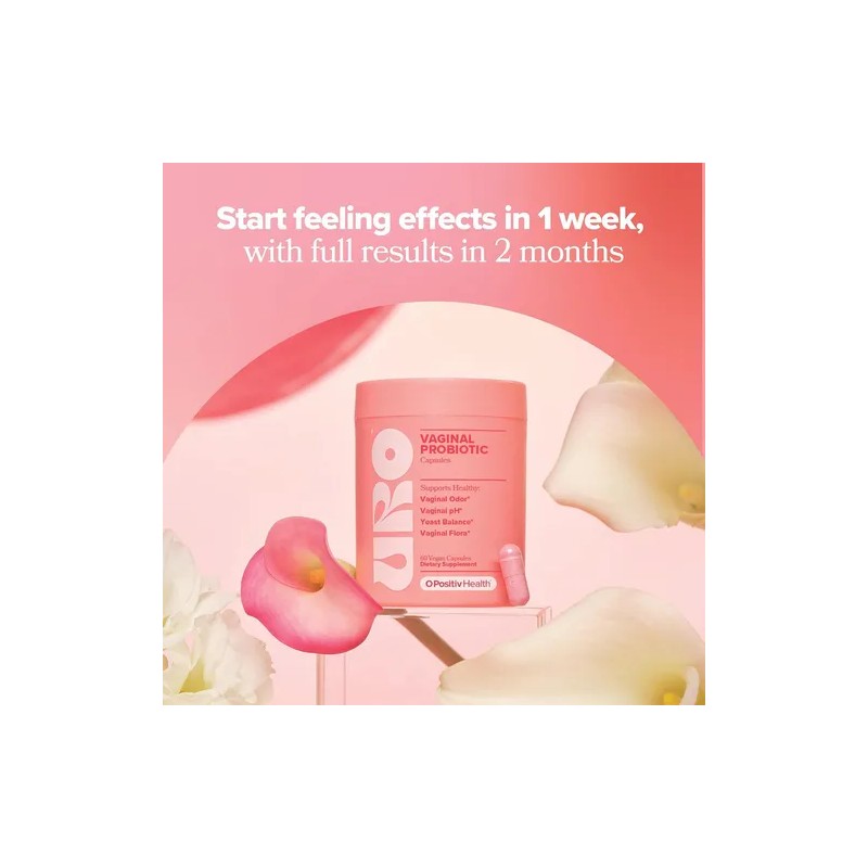 URO Vaginal Probiotics salud vaginal, equilibrio del pH 60cap Sin