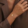 Turandoss Bracelets for Women Trendy - Dainty Gold Initial M