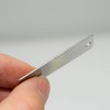 Pack of 25 Stainless Steel Blank Tags Rectangle Punch Blanks