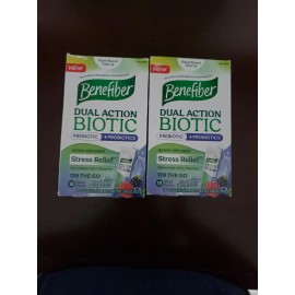 Benefiber Dual Action Biotic Mixed Berry - 18 Stick Packs 2x Ex. 12/2025