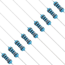 PATIKIL 130Ω Resistors 120pcs 1/4W (0.25 Watt) Metal Film Fixing Resistors Kit 1% Tolerance Resistance Multiple Options DIY Electronics Projects Computer TV Circuit Board