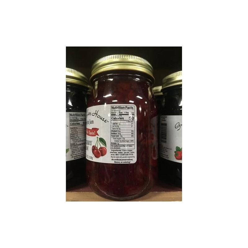 Homestyle Cherry Jam - One Pint - Grandma's Jam House