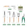 9-Piece Premium Gardening Tool Set for Women - Heavy Duty