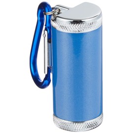 Admiral Sangyo 81590004 Portable Ashtray Cylinder 5 with Carabiner, Blue