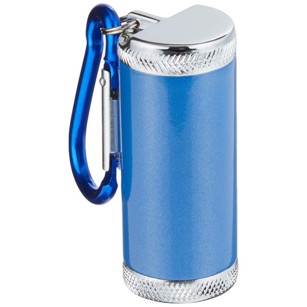 Admiral Sangyo 81590004 Portable Ashtray Cylinder 5 with Carabiner, Blue