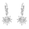 SOFIA MILANI - Damen Ohrringe 925 Silber - Sonnen Ohrhänger