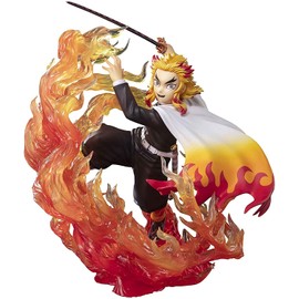 Figuarts ZERO Demon Slayer Kyojuro Rengoku - Flame Breathing Figurine, Approx. 7.1 inches (180 mm), PVC & ABS Painted Complete Figure