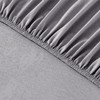 AL NOOR HOME Premium Grey Fitted Sheet - 100% Pure