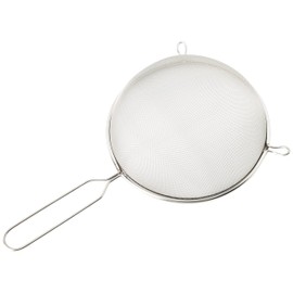Premier Housewares 806253 Tea Strainer Sieve Metal Sieve Fine Mesh Stainless Steel Flour Sieve Kitchen Sieve Rice Sieve 6 x 35 x 19 cm
