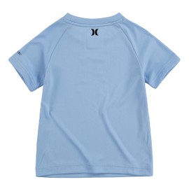 Hurley UPF 50+ - Playera de natación para niño, Azul psíquico/Icono, X-Large