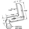 Prime-Line B 693 11/32 In. Nylon Door Roller, for Acorn