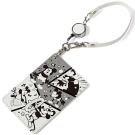 [Pretimo] Pass Case, 1 Pocket, Reel Included, Character, Cute, Clear Pocket, Card Case, Card Holder, Loose Kawa, Steamship Comics / PS1pw