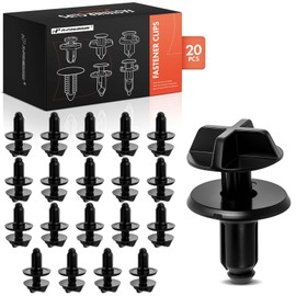 A-Premium 20 PCS Nylon Lower Radiator Shield Car Retainer Fastener Push Pin Clips Compatible with Ford Mustang 2015 2016 2017 2018 2019 2020 - for 7mm