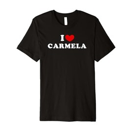 I Love Carmela, I Heart Carmela Premium T-Shirt