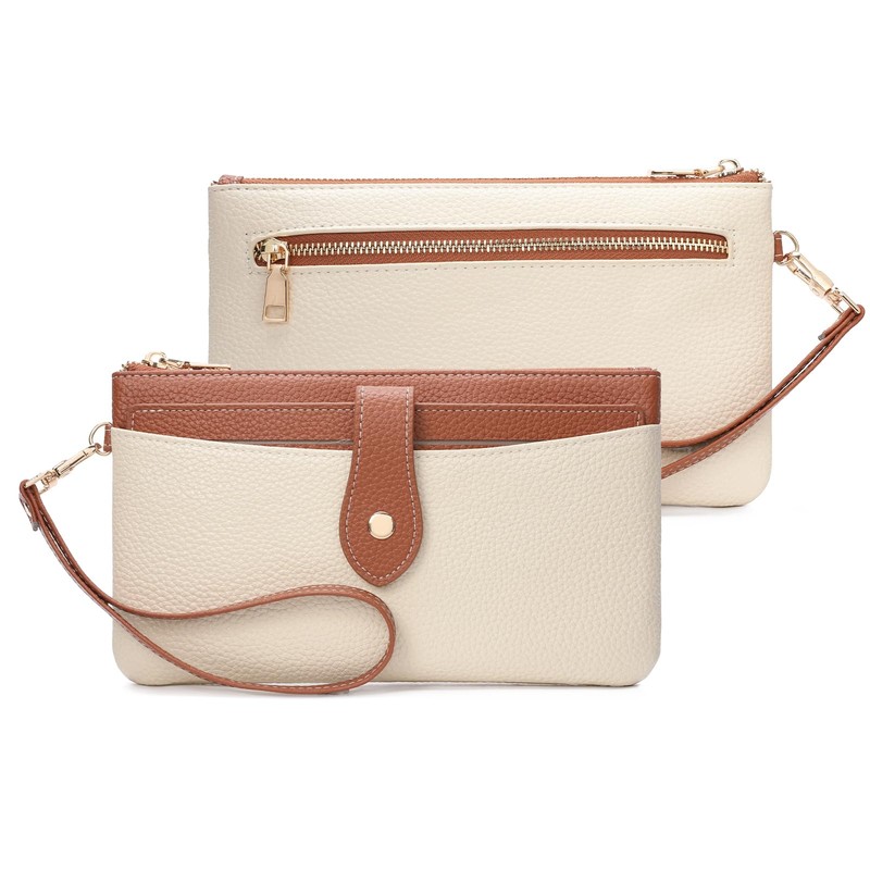 GAEKEAO Wristlet Wallets for Women Clutch Purses RFID Blocking Vegan