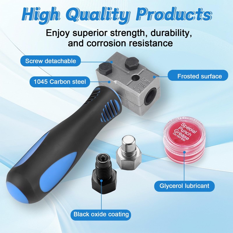 UVVRUR Brake Line Flaring Tool Universal 4 Piece Set SAE