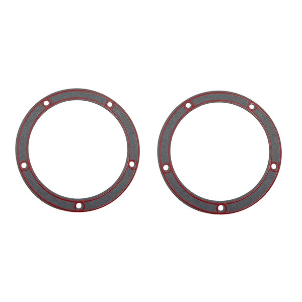 2PCS 5 Holes Twin Cam Derby Cover Gasket Compatible with