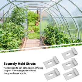 Greenhouse Clips for Glass,10Pcs Z Clips for Greenhouse Glass Panes Greenhouse Brackets Stainless Steel Greenhouse Window Clips,Window Clips Glass Pane Fixings Clips for Greenhouse Glass Clips