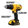 DEWALT DEWALT 20V Max Cordless Drill/Driver Kit, 2 Batteries and