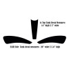 East Coast Vinyl Werkz Indian Scout motorcycle tank decals -3pc