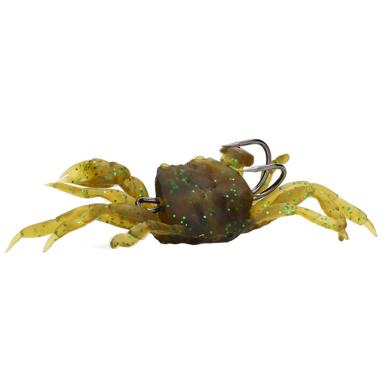 8Pcs Artificial Crab Bait 13cm 33.5g Simulation Crab Soft Lure
