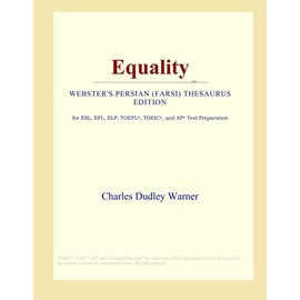 Equality (Webster's Persian (Farsi) Thesaurus Edition)