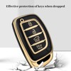OFF WE GO for Hyundai Key Fob Cover with Keychain,