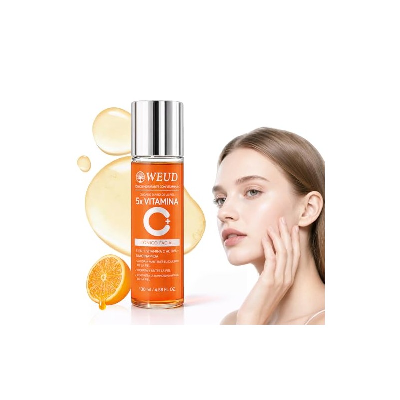 WEUD Tonico Hidratante Facial Coreano, (130ml/4.58oz)