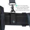 KUNN Nylon Duty Belt Keeper with Hook and Loop Snap,Belt