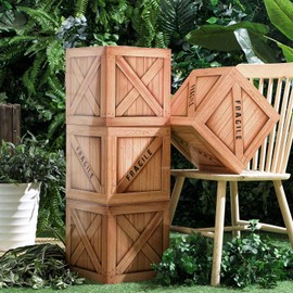 Humyoun 4 Pcs Baby Shower Letter Box Rainbow Candy Baby Boxes Candy Color Decoration Donuts Boxes Pastel Party Favors with Letters