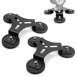 WFPOWER 2 Pack Powerful Magnet Base for LED Light bar，Universal Strong Triangular Design Light Bar Mount Brackets, Heavy Duty Magnetic Base Mount Bracket for Offroad Lamp Roof Light Bar 4X4 Truck