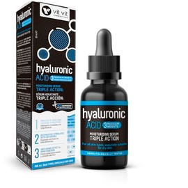 Serum Facial Ácido Hialurónico 30 ml. Serum Hidratante Triple Acción: Hidratación, Reparador, Antiedad. Hidratación Facial Mujer - Vit Vit Cosmeceuticals.