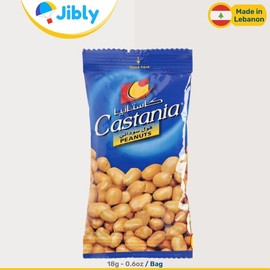 Lebanese Castania Nuts Delicious Salted Peanuts 10x18g Packs Wholesale Deals