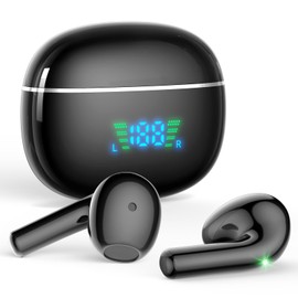 Wireless Earphones, Bluetooth Earphones, Double Microphone, ENC, CVC8.0 Calls, Noise Cancellation, Hands-free Calls, Hi-Fi Sound Quality, AAC Codec, Bluetooth, Wireless, Single Ear, In-Ear, Charging