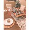 Yesland 4 Pack 11.8'' Rattan Tablemats - Natural Round Braided