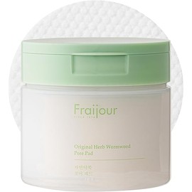 Herb Wormwood Pore Pads – Korean Exfoliating Face Toner Pad for Pore Tightening, Blackhead & Sebum Control, AHA BHA & Papaya, Low pH, Vegan, 60 Pads, 5.74 fl.oz.