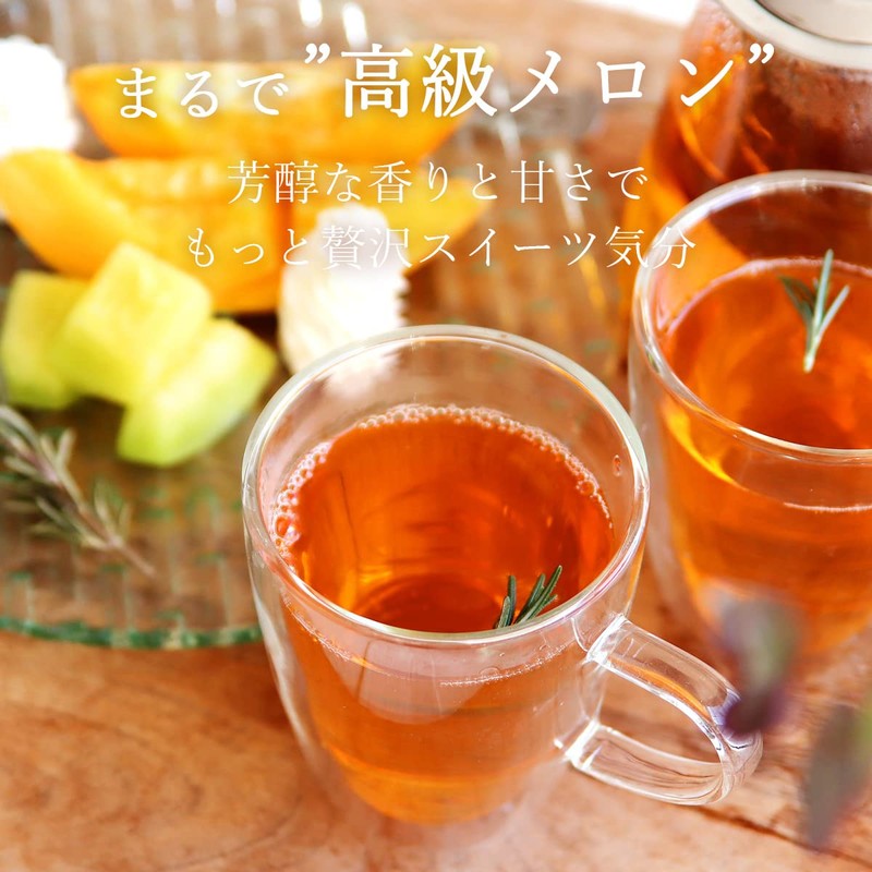 H&F BELX Melon Cream Rooibos Tea Decaffeinated Flavored Tea (0.1