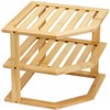 Taylor & Brown Bamboo 3 Tier Corner Shelf Unit Kitchen