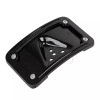 Unbranded Curved Laydown License Plate Mount Bracket w/ Frame For