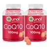 Gomitas CoQ10, Qunol CoQ10 100 mg, deliciosos suplementos de gomitas,