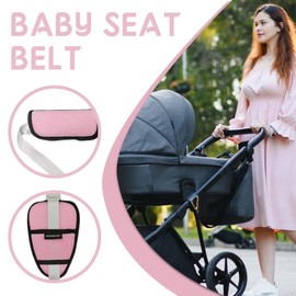 JRYXDS 3-Point Safety Belt, Replacement Safety Belts for Baby Pram High Chair, High Chair Straps, Adjustable Convertible Straps, Multifunctional Child Safety Belt, Buggy (G)