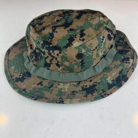 NEW USMC woodland MARPAT Boonie Hat SUN COVER size Large