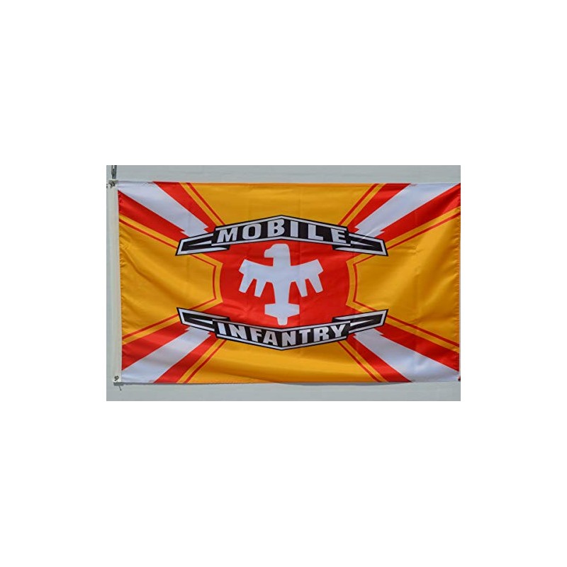 Astany Mobile Infantry and Federation Flag Starship Troopers 3x5ft Banner