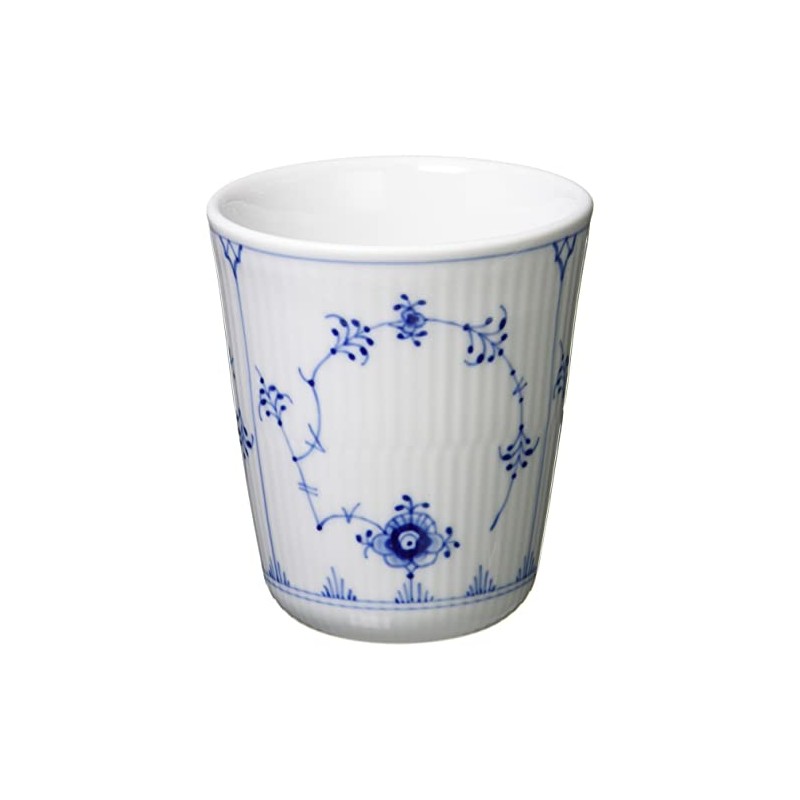 Royal Copenhagen 1024749 Blue Fluted Plain Style Cup, 10.1 fl