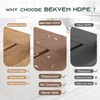 Waterproof HDPE Shower Bench, Brown